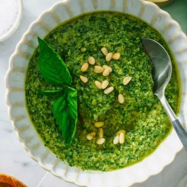 Recept na bazalkové pesto