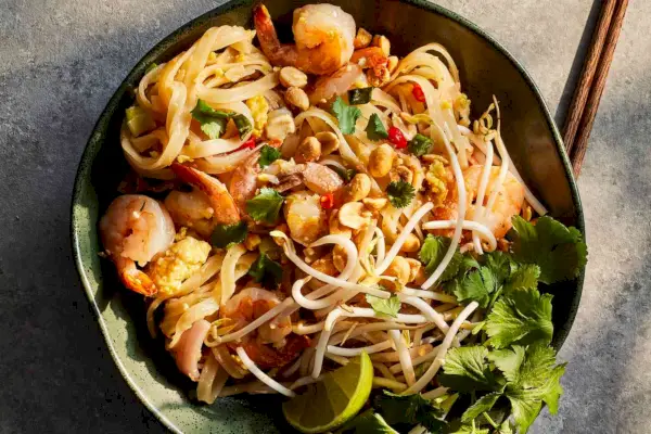 Pad Thai z krewetkami