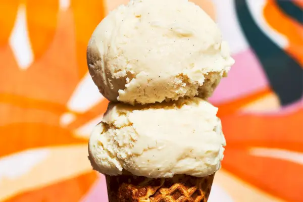 Veganská vanilková zmrzlina