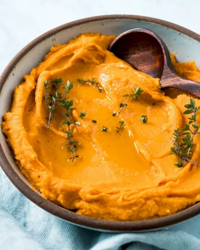 Purea di patate dolci