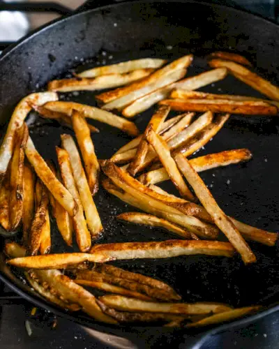 Frites à la poêle