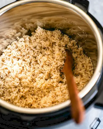 Brauner Reis im Instant Pot