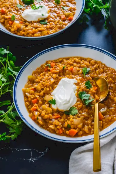 Receita de sopa de lentilha vermelha