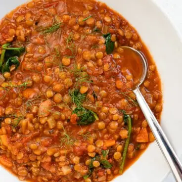 Sopa de lentilha