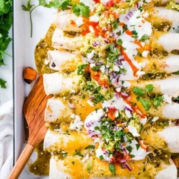 Enchiladas de batata doce