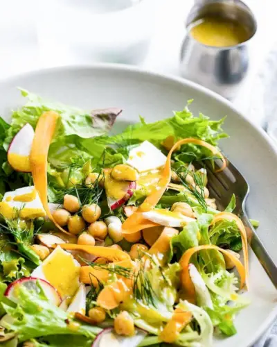 Salada Califórnia com Vinagrete de Óleo de Abacate | Yumpulse