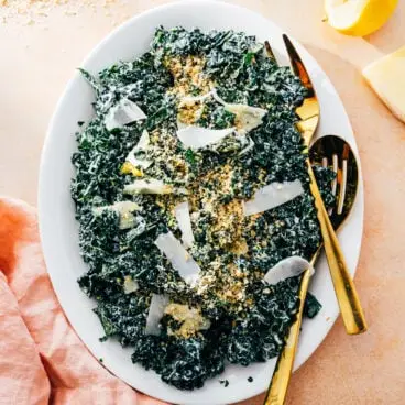 Salada César de Couve