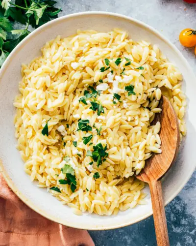 Orzo s citrónovým maslom