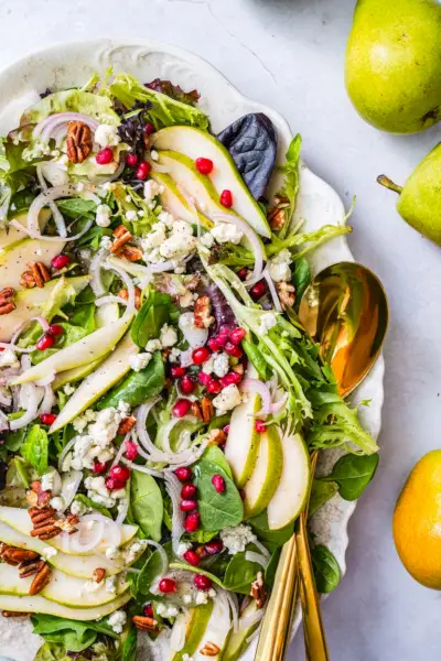Salada de Pêra com Gorgonzola