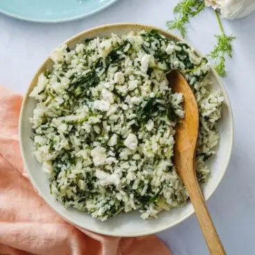 Riso agli spinaci