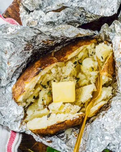 Batata Assada na Grelha