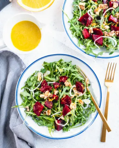 Salada De Rúcula E Beterraba