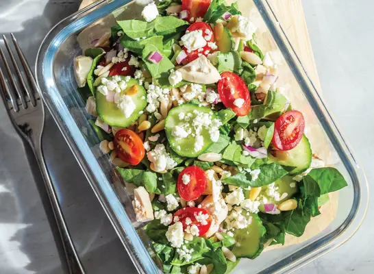 chicken orzo salad