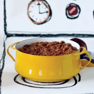 Rindfleisch-Chili mit Bohnen