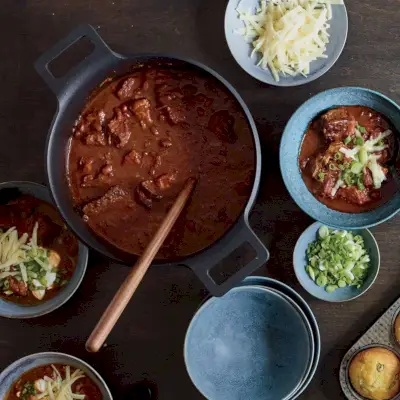 Chili aus Schweinefleisch und Rinderbrust