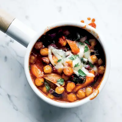Kichererbsen- und Mangold-Chili