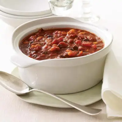 Schnelles Drei-Bohnen-Chili