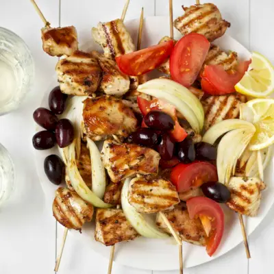 Hühnchen-Souvlaki