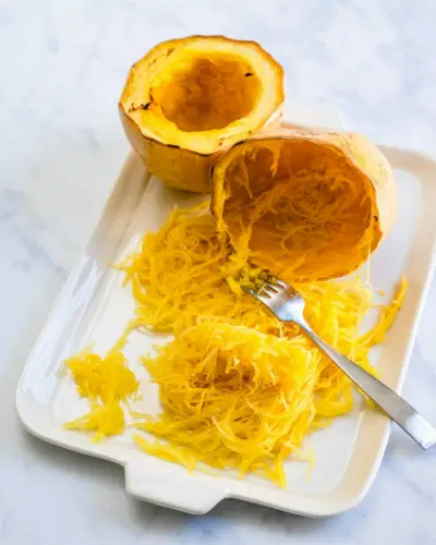 Einfaches Spaghettikürbis-Rezept
