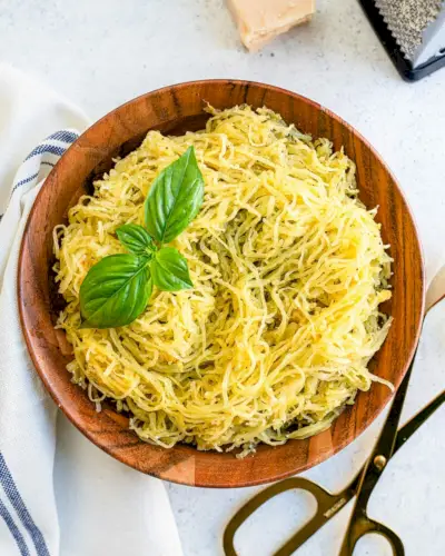 Spaghetti-Kürbis-Pesto
