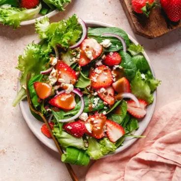 Rezept für Erdbeersalat