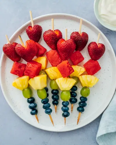 Rezepte für den 4. Juli: Obstspieße
