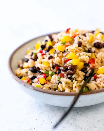 Salada de feijão preto