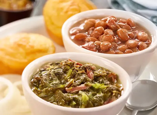 Cracker Barrel Beans and Greens