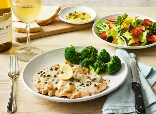 Chicken piccata at Carrabba