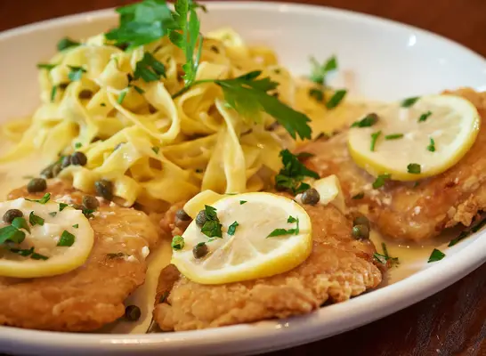 Chicken piccata at Bertucci