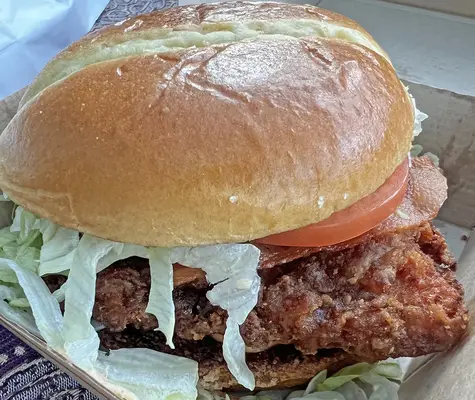 Bacon Cajun Ranch Deluxe McCrispy sandwich from McDonald