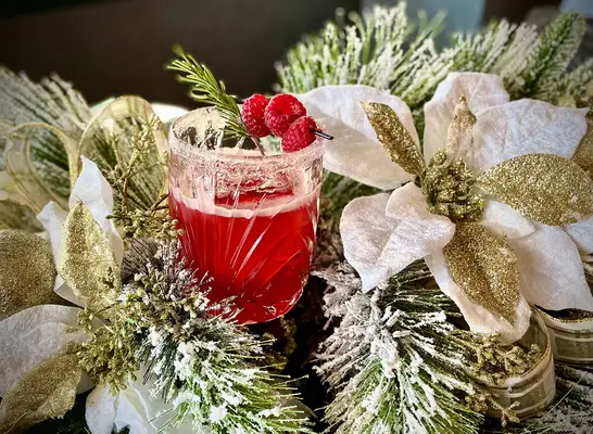 Under The Mistletoe cocktail at Mastro
