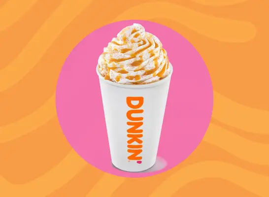 cup of hot Dunkin