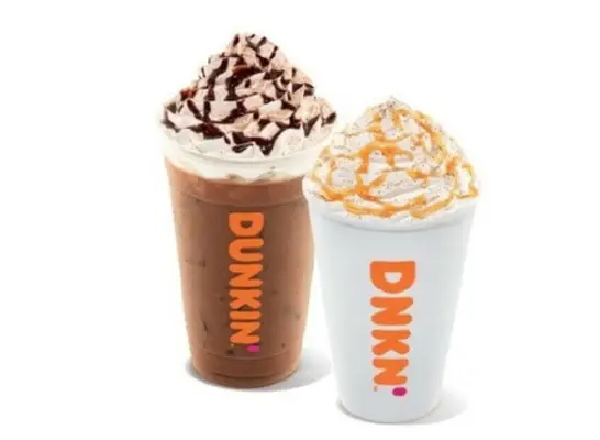 two cups of Dunkin
