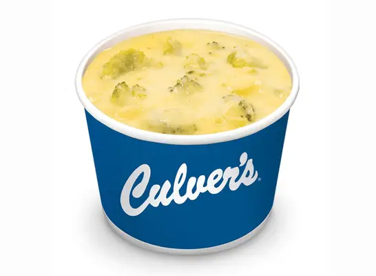 Broccoli cheese soup at Culver