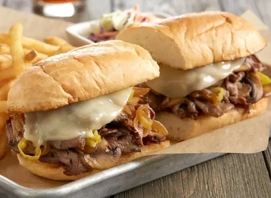 Philly cheesesteak at BJ