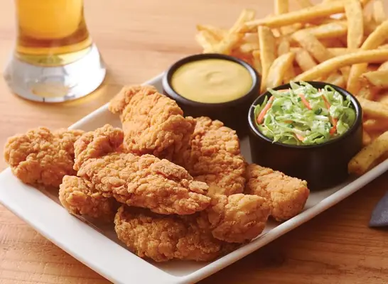 Chicken tenders platter with fries from Applebee