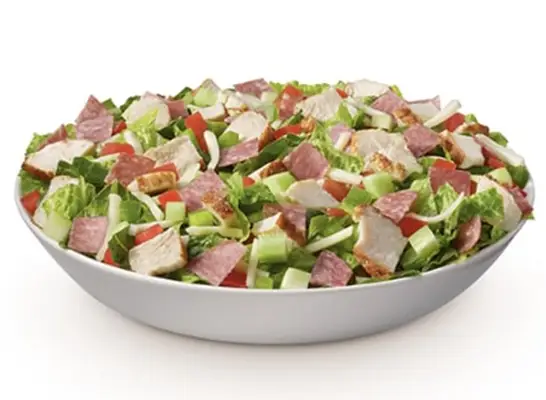 Firehouse Subs Italian with Grilled Chicken Salad