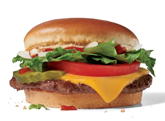Jr. Jumbo Jack Cheeseburger