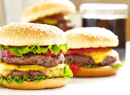 Fast food burgers