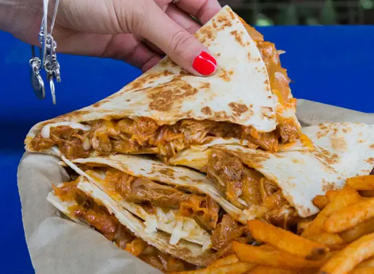 Taco Bell kimchi quesadilla