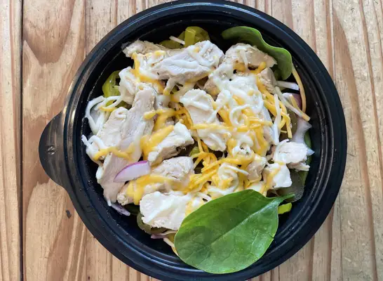 a salad from subway