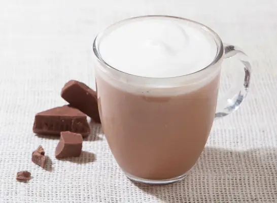 Hot chocolate at the Coffee Bean & Tea Leaf