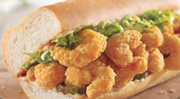 popeyes shrimp po boy