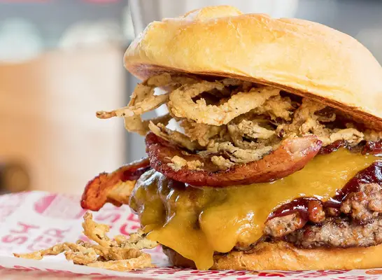 Smashburger bbq bacon cheddar