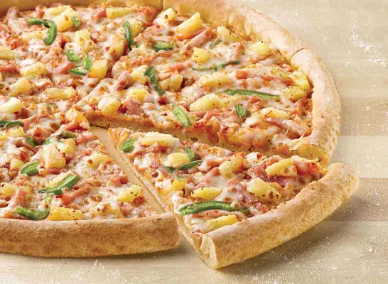 tropical luau pizza