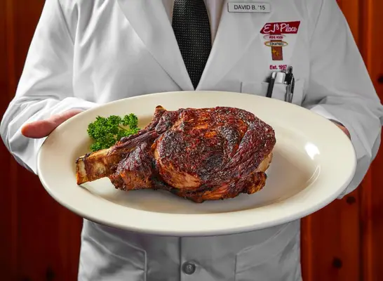 Steak on plate from Grill 23 & Bar in Boston