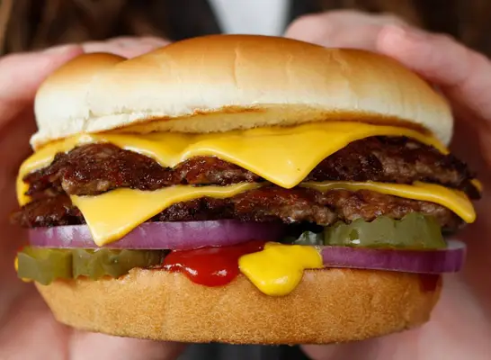 Double ButterBurger with cheese at Culver