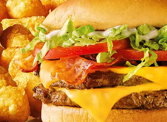 SuperSonic Bacon Double Cheeseburger from Sonic Drive-In