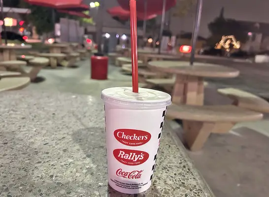 A vanilla milkshake from Rally